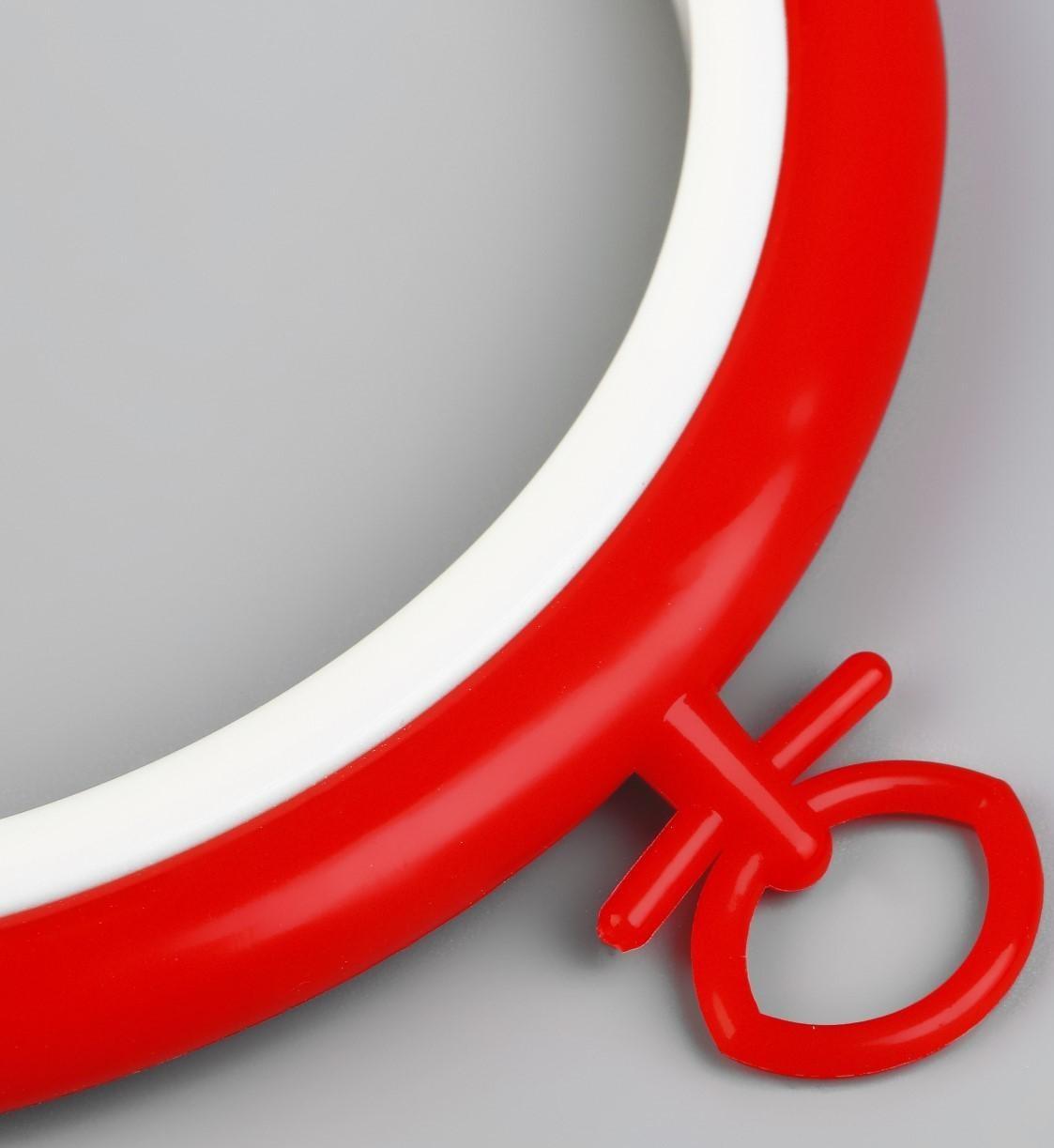 Пяльцы для вышивания с подвеской, d = 11 см, цвет МИКС