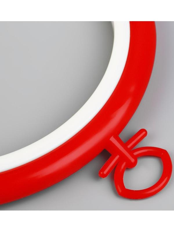 Пяльцы для вышивания с подвеской, d = 11 см, цвет МИКС