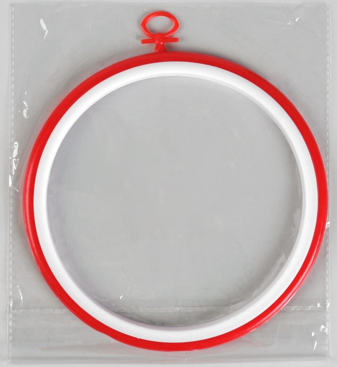 Пяльцы для вышивания с подвеской, d = 16,5 см, цвет МИКС