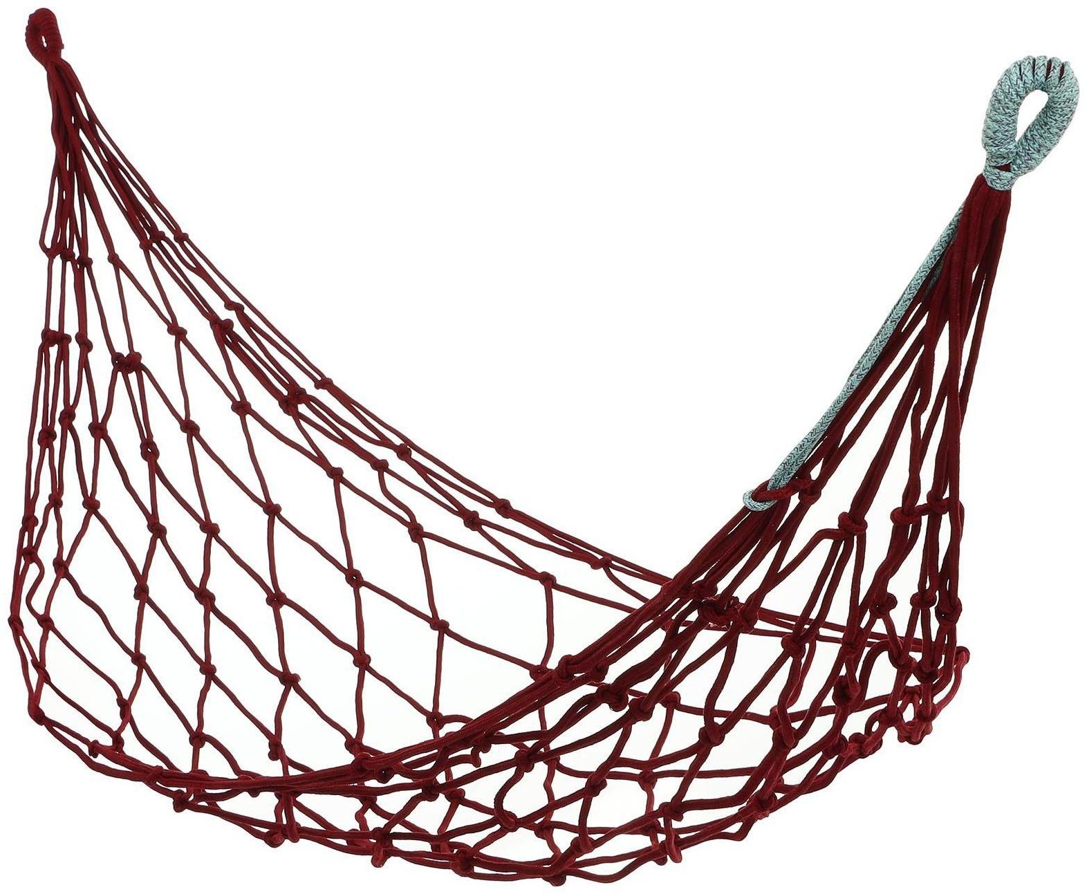 Гамак 200 х 80 см, нейлон, цвета МИКС