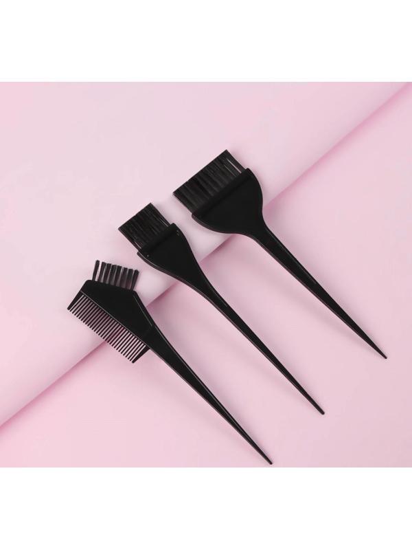 Набор для окрашивания, 3 предмета, цвет чёрный