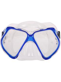 Маска для плавания взрослая, PVC, в пакете, цвета микс