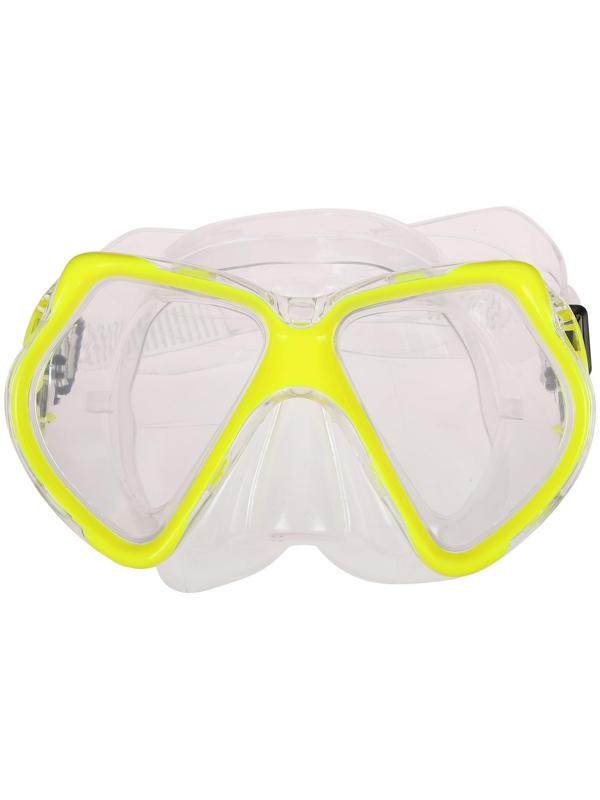 Маска для плавания взрослая, PVC, в пакете, цвета микс