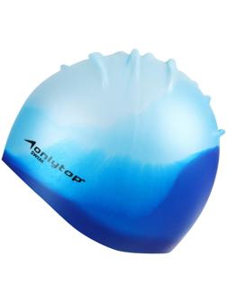 Шапочка для бассейна подростковая, силиконовая, обхват 54-60 см, цвета микс