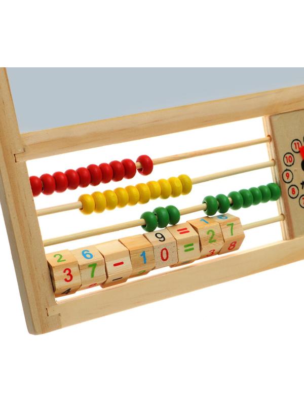 Доска магнитная двухсторонняя, на подставке, рабочее поле: 22 × 22 см