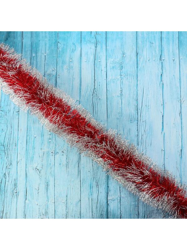 Мишура иней d-9 см2 м микс цвета