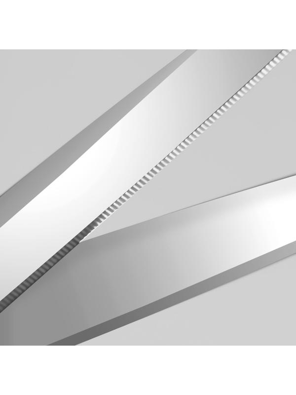 Ножницы парикмахерские с упором, лезвие — 7 см, цвет чёрный