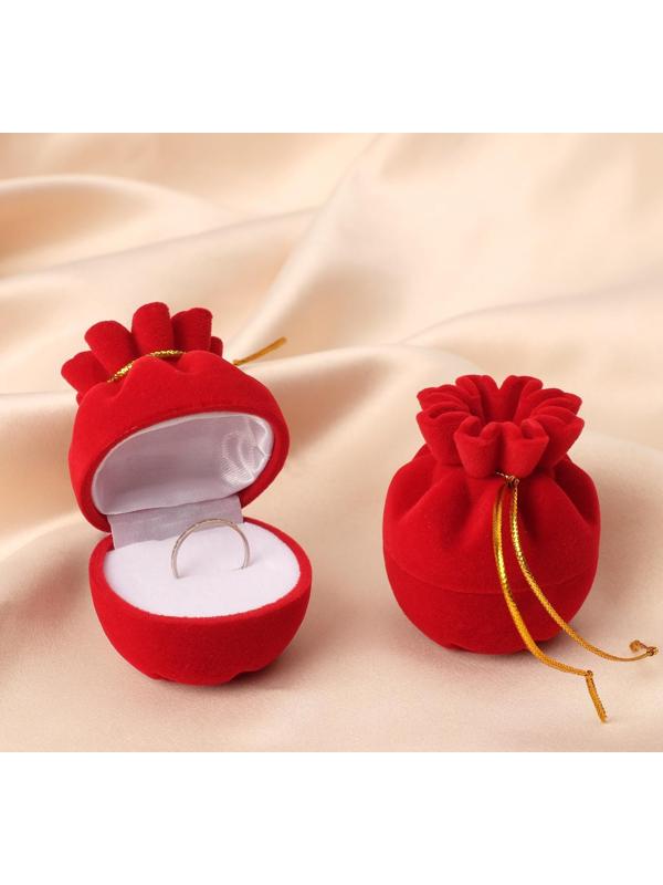 Футляр бархатный под серьги/кольцо 