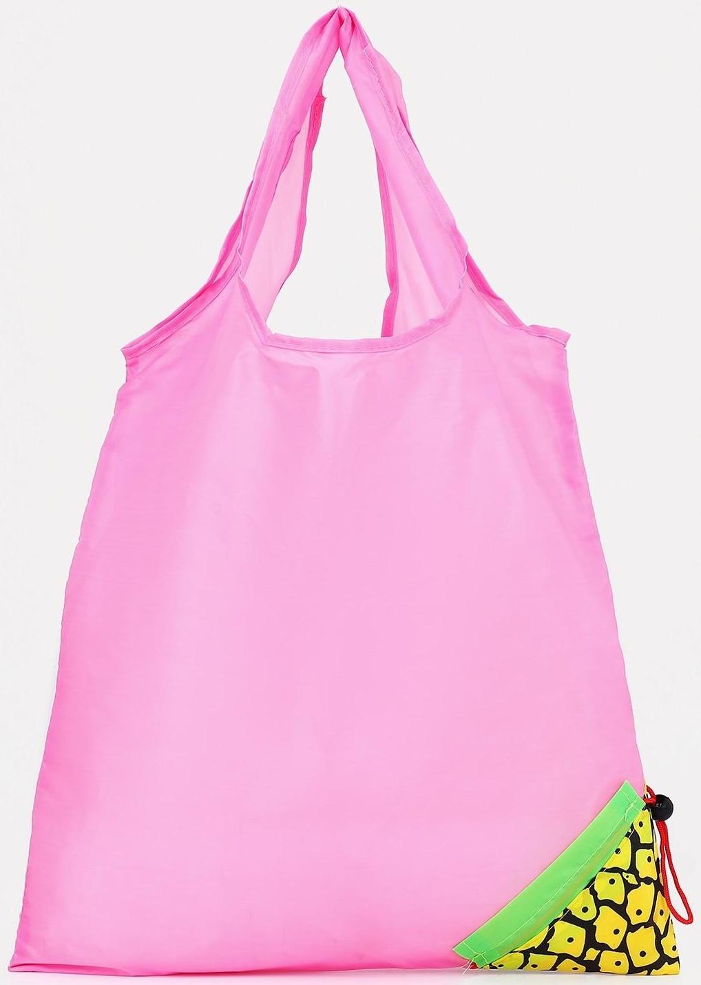 Сумка хозяйственная складная без молнии, цвет МИКС