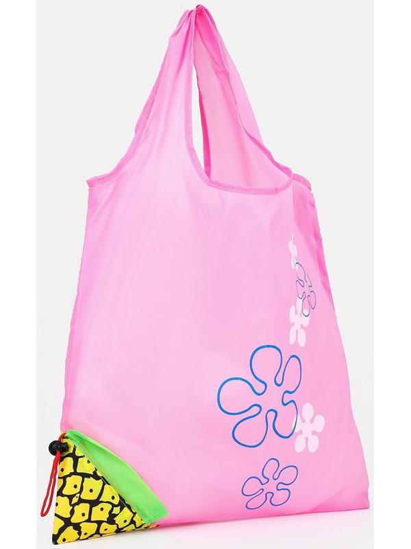 Сумка хозяйственная складная без молнии, цвет МИКС