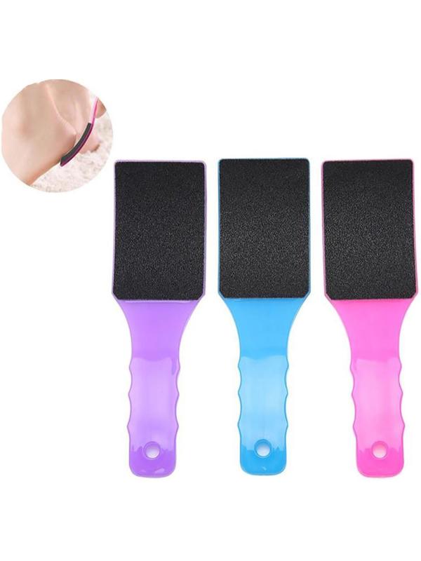 Тёрка для ног, наждачная, двусторонняя, 23 см, цвет МИКС