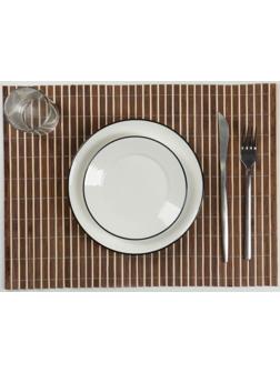 Салфетка сервировочная на стол «Соломка коричневая», 45×30 см
