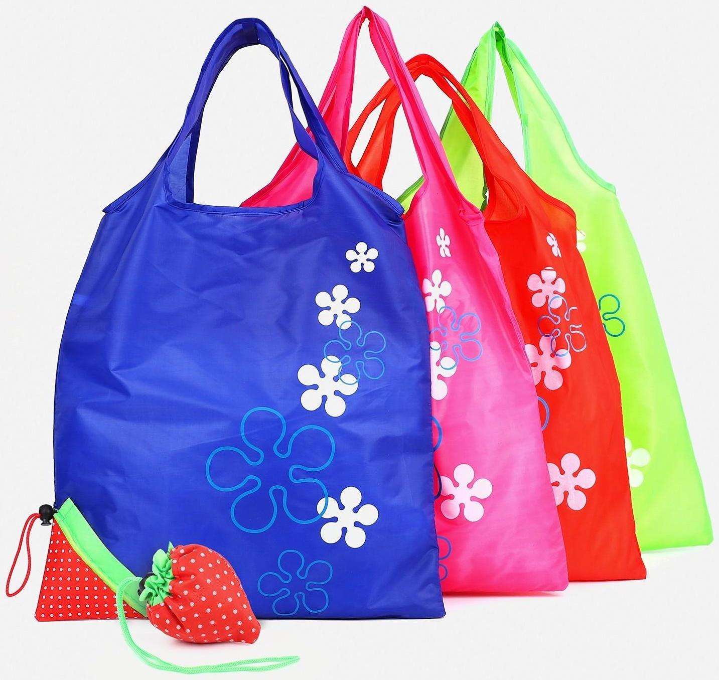 Сумка складная без застёжки, цвет МИКС