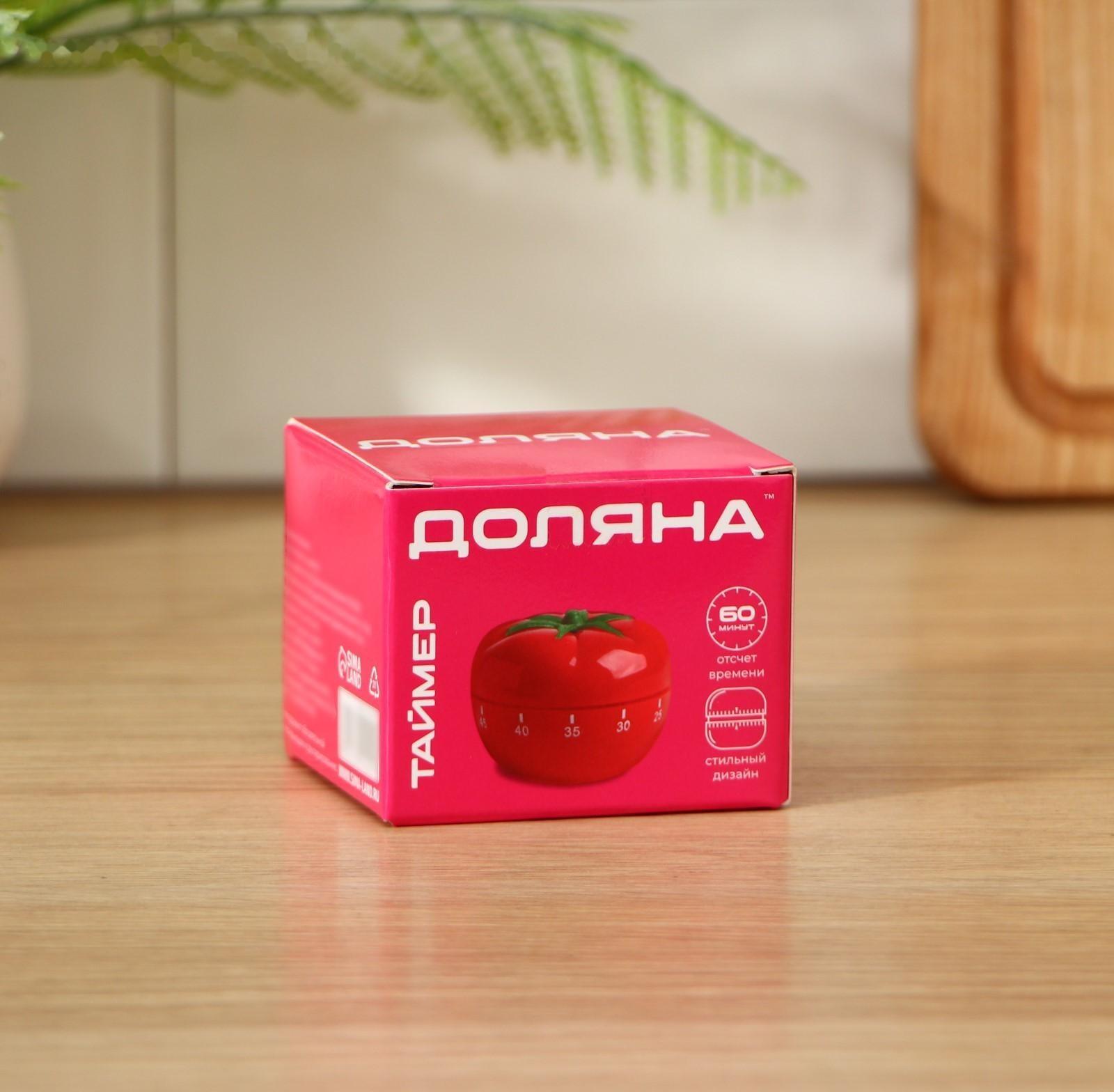 Кухонный таймер Доляна «Помидор», механический