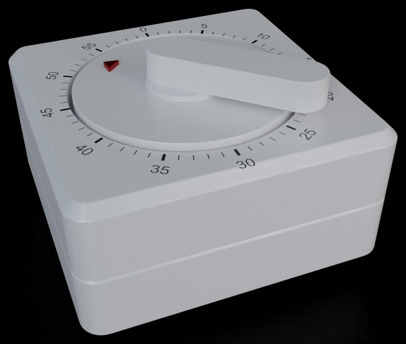 Кухонный таймер «Белый», механический