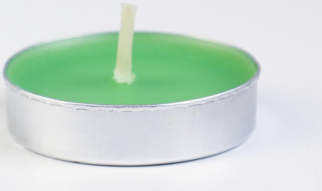 Набор свечей чайных ароматических, 6 шт, яблоко