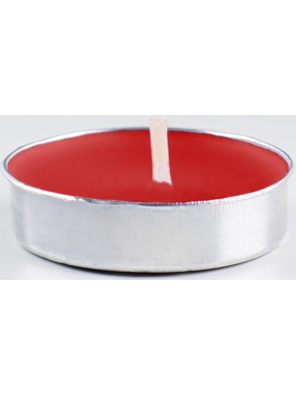 Набор свечей чайных ароматических, 6 шт, клубника