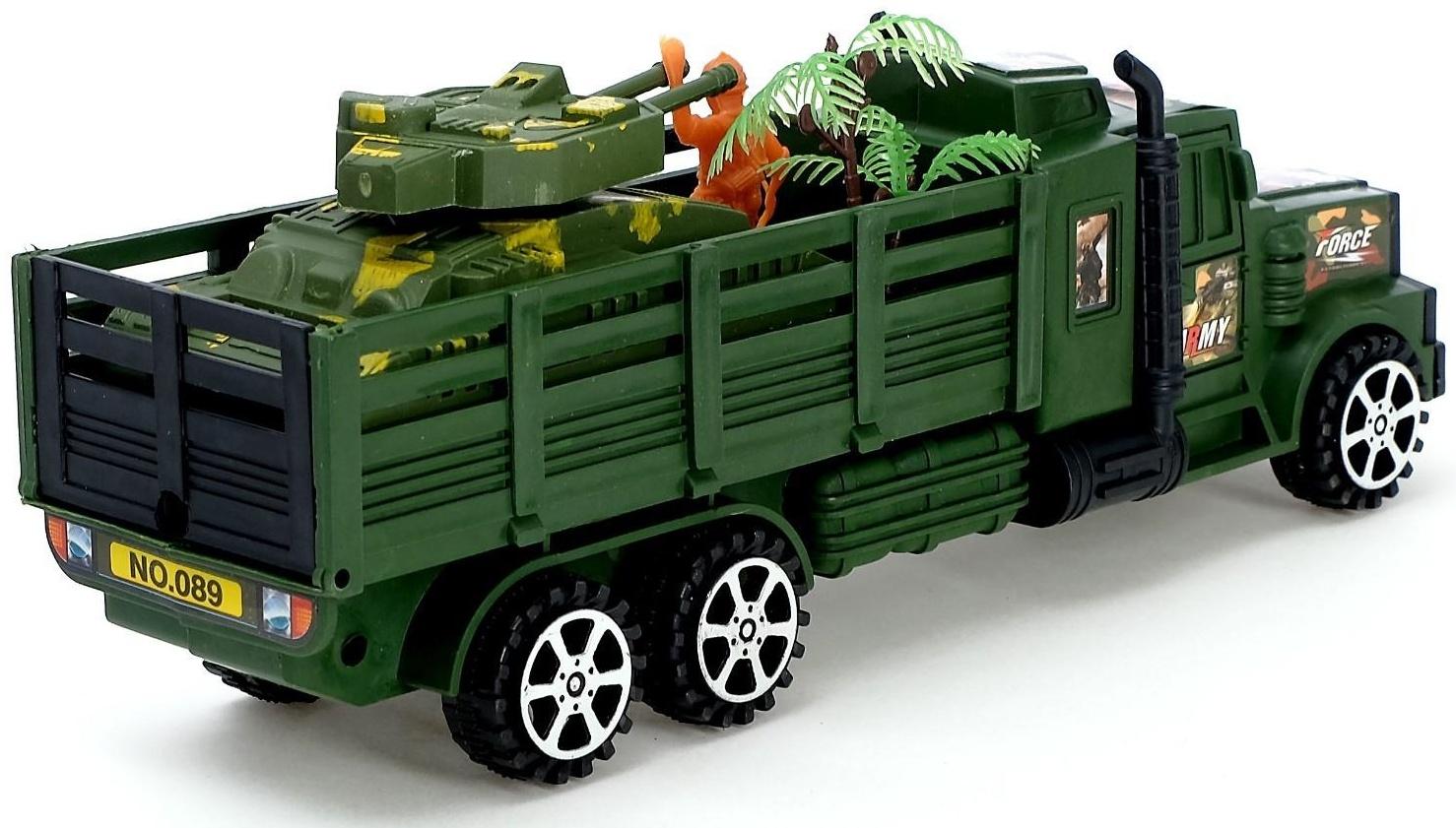 Машина инерционная «Военная», с танком и солдатиком