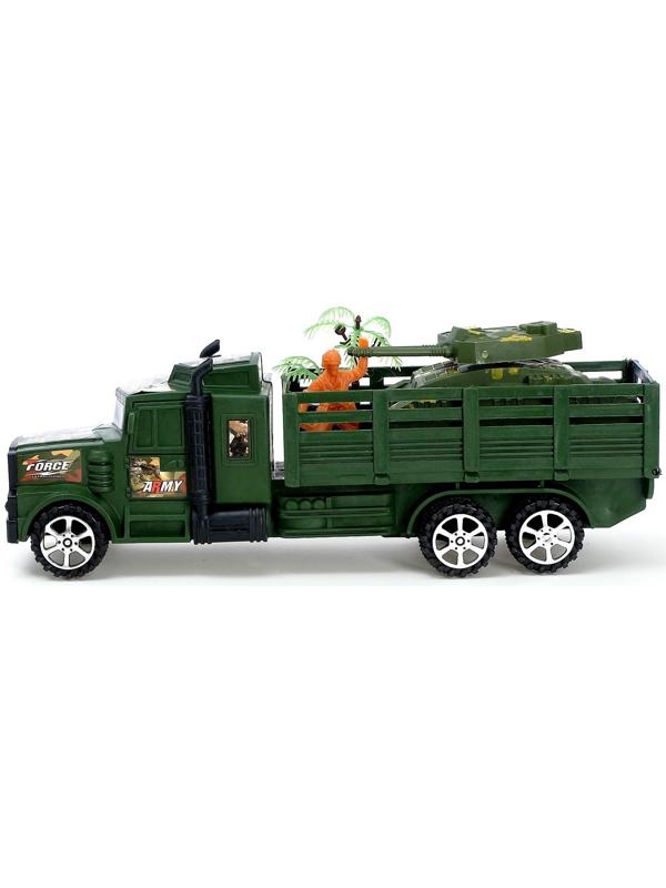 Машина инерционная «Военная», с танком и солдатиком