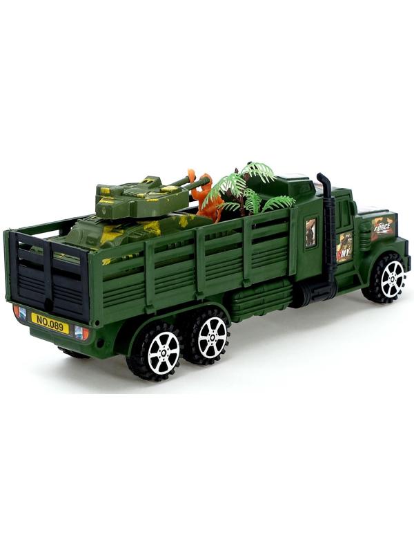 Машина инерционная «Военная», с танком и солдатиком