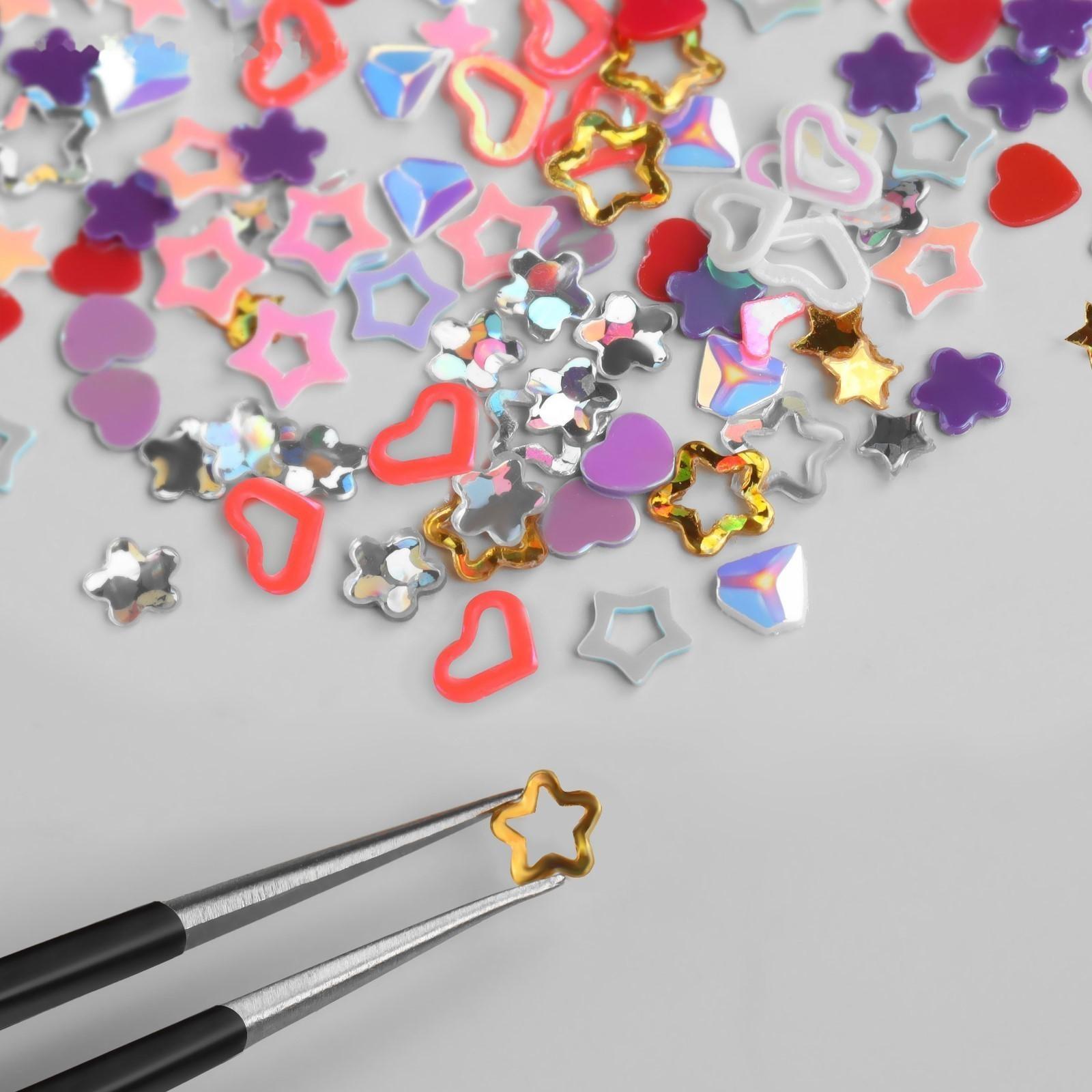 Пайетки для декора «Ассорти», разноцветные