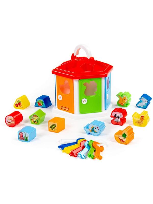 Развивающая игрушка «Логический домик» с сортером