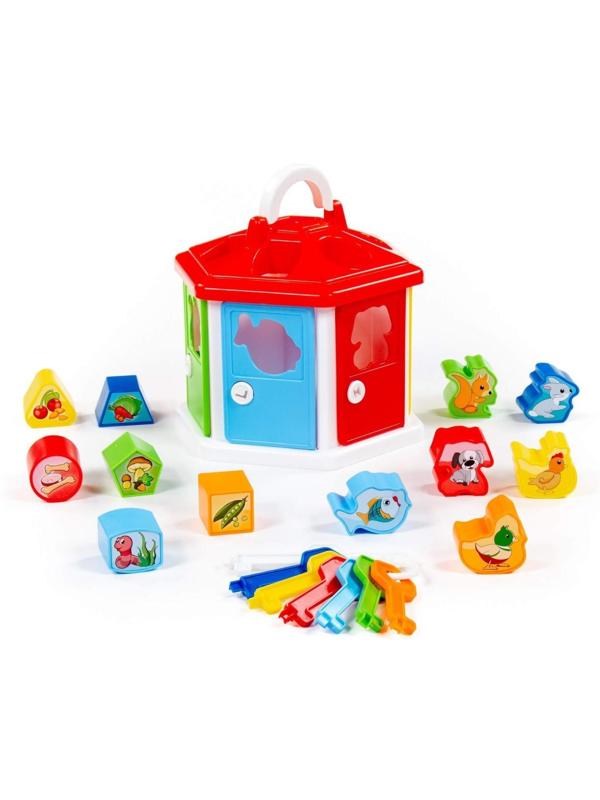 Развивающая игрушка «Логический домик» с сортером