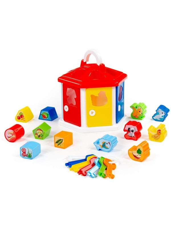 Развивающая игрушка «Логический домик» с сортером
