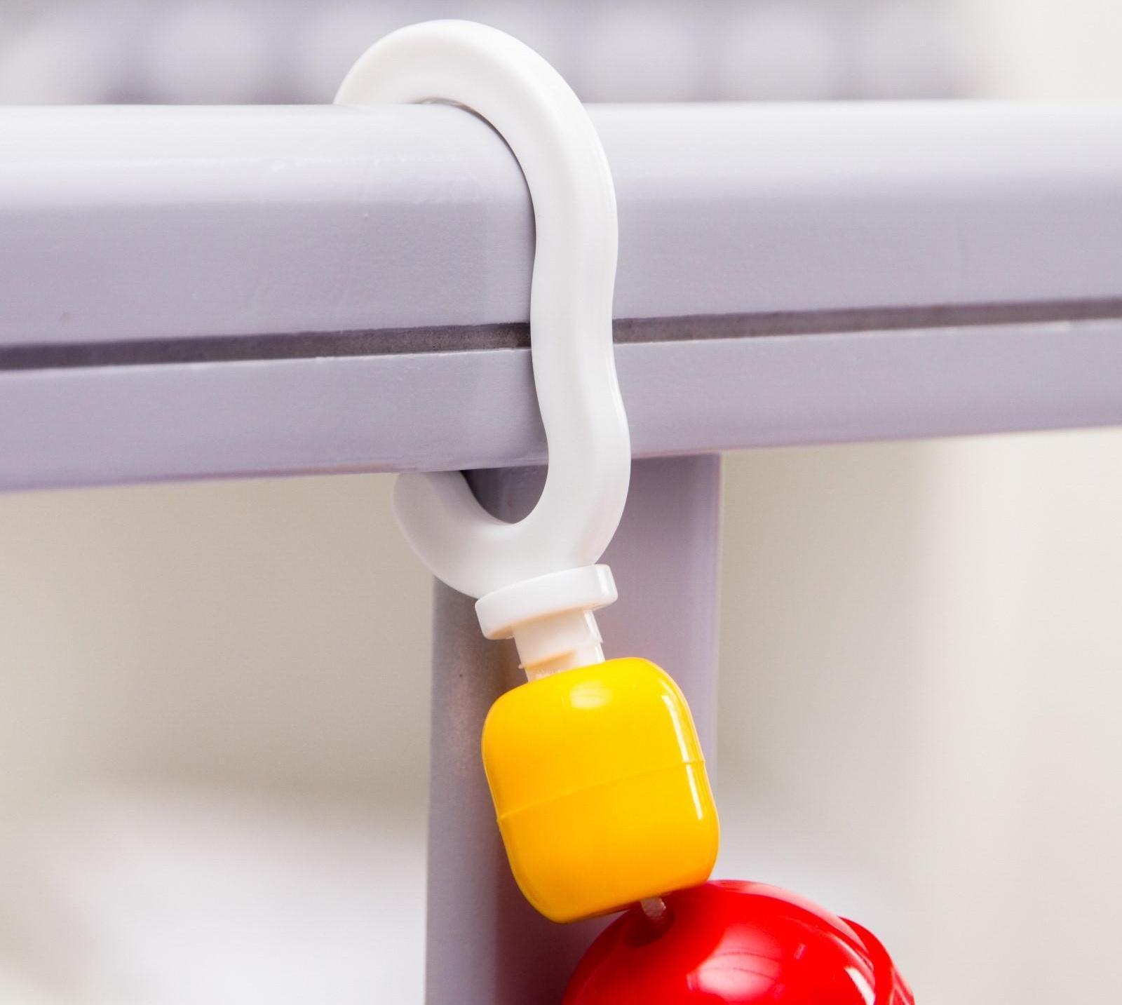 Растяжка на коляску/кроватку «Веселый зоопарк», цвет МИКС, р-р 49-77