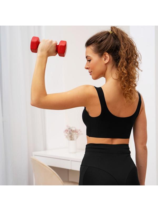 Гантель виниловая, 2,5 кг, цвета микс