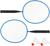 Набор для бадминтона, 2 ракетки, 2 волана, цвета МИКС