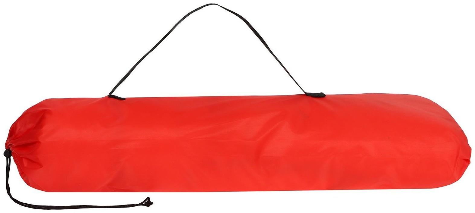 Кресло туристическое, складное, р. 35 х 35 х 56 см, до 80 кг, цвет красный