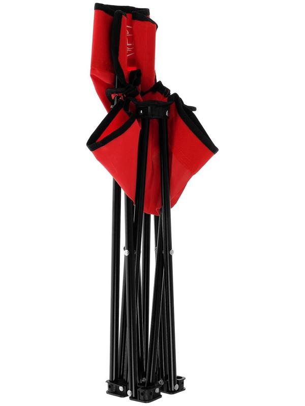 Кресло туристическое, складное, р. 35 х 35 х 56 см, до 80 кг, цвет красный