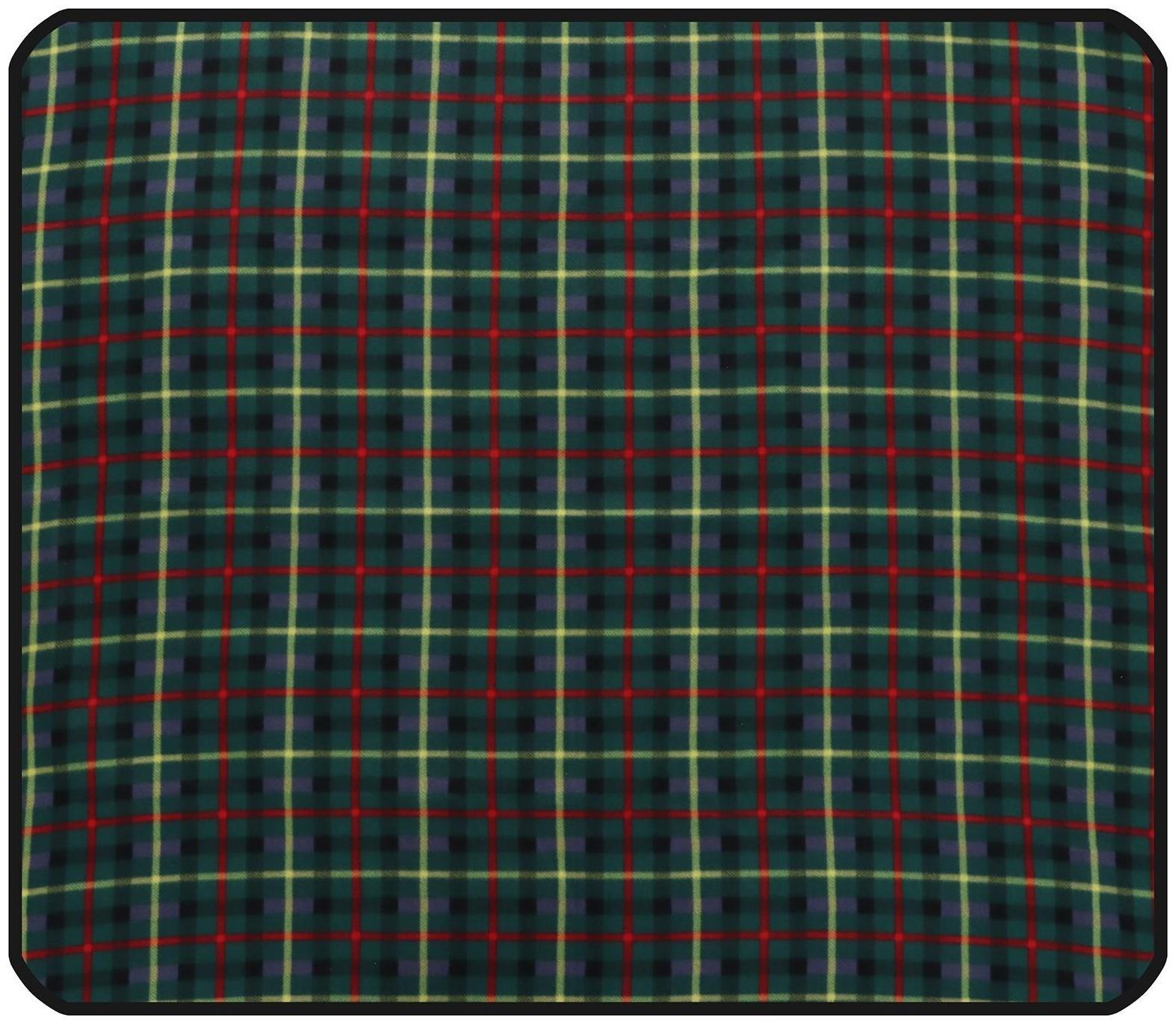 Коврик туристический, флис, р. 130 х 150 х 0.3 см, цвет МИКС