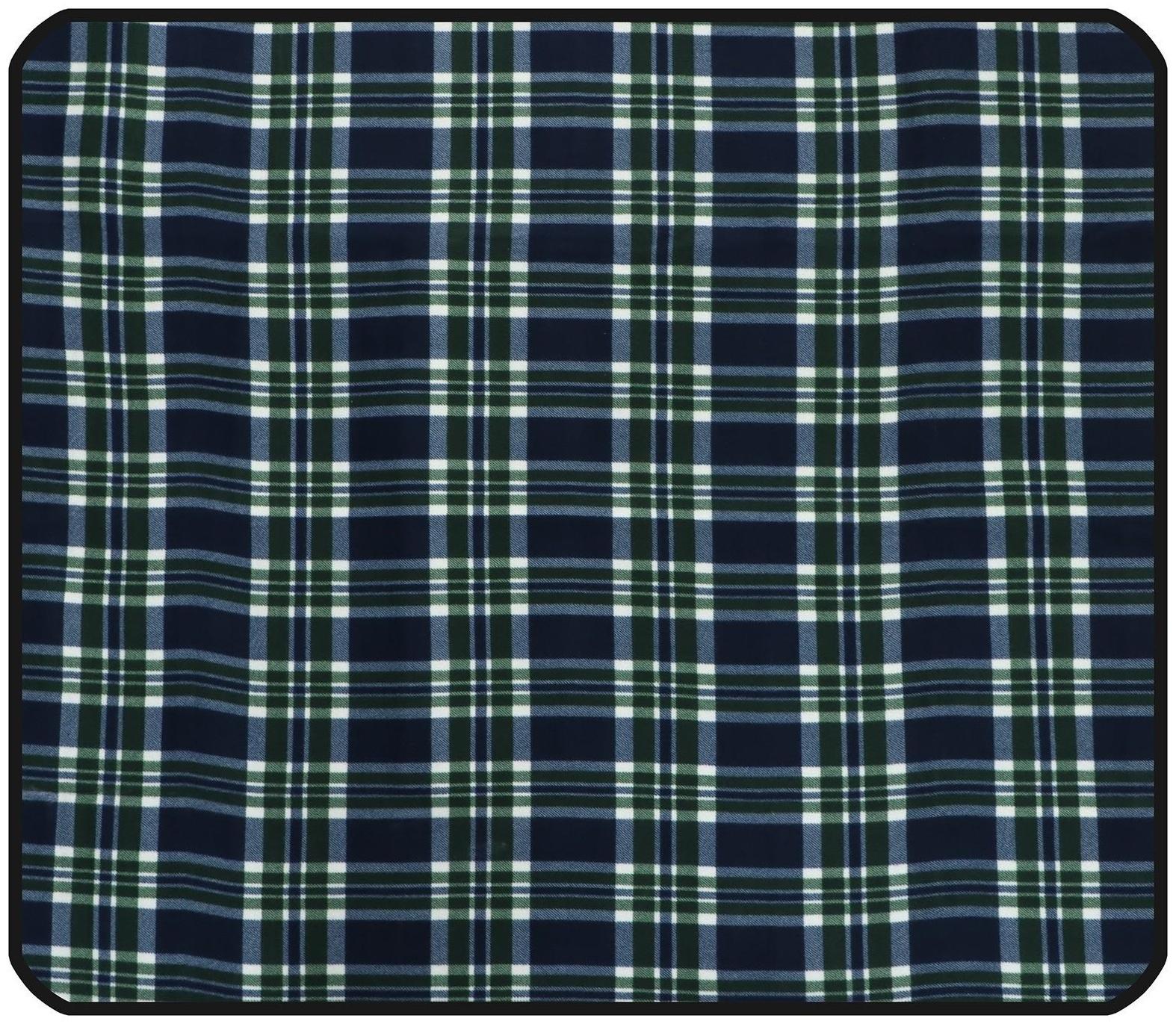 Коврик туристический, флис, р. 130 х 150 х 0.3 см, цвет МИКС