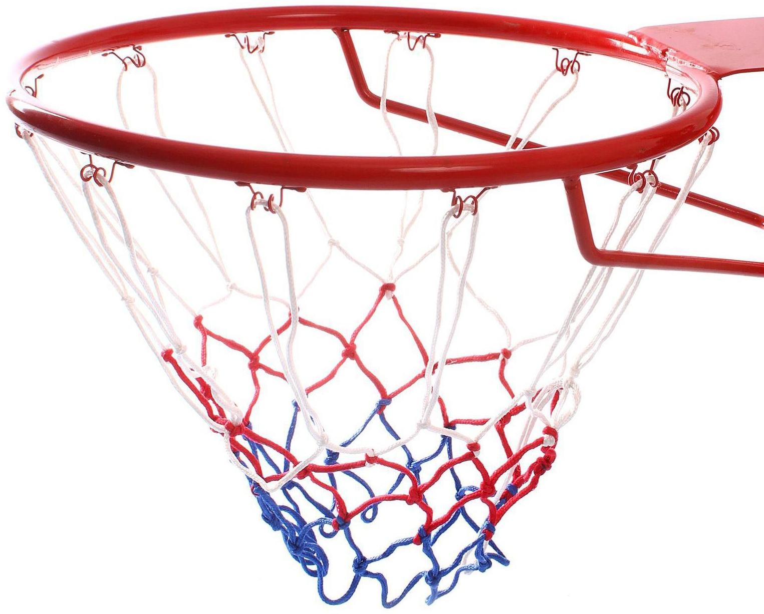 Сетка баскетбольная «Триколор», нить 3 мм, (2 шт)