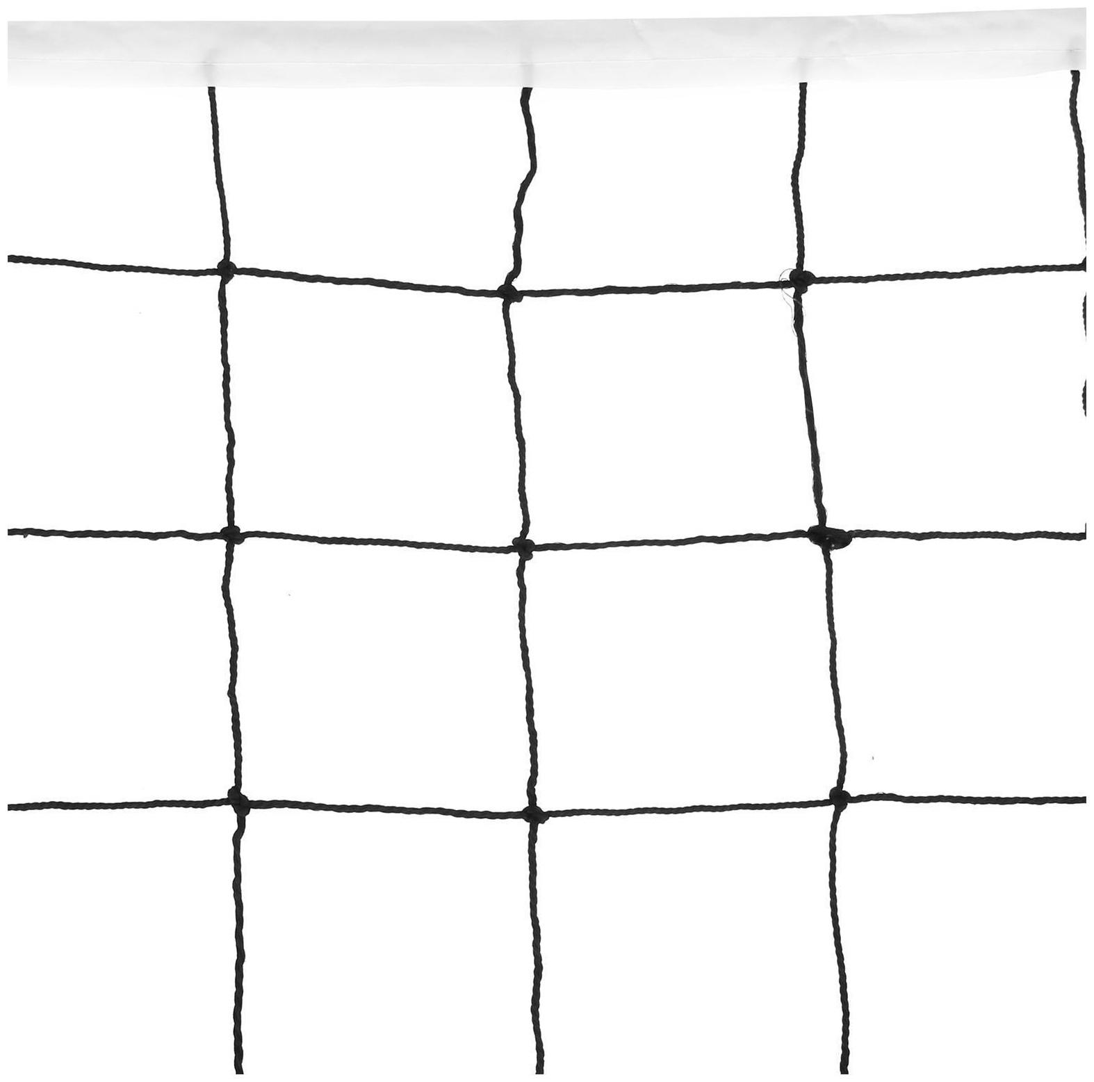 Сетка волейбольная с тросом, размер 9,66 х 0,9 м