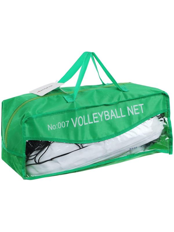 Сетка волейбольная с тросом, размер 9,66 х 0,9 м