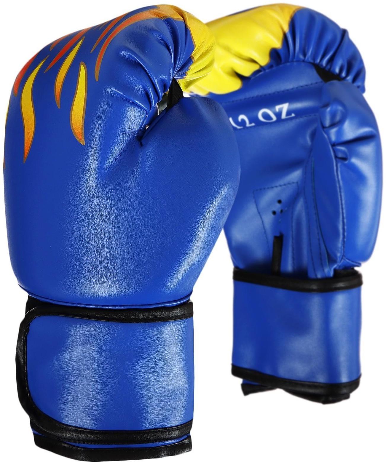Перчатки боксерские, 12 унций, цвета МИКС