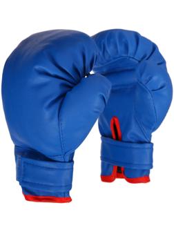 Перчатки боксёрские детские, цвет синий