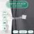 Подхват для штор «Квадрат», 3,5 × 3,5 см, цвет белый