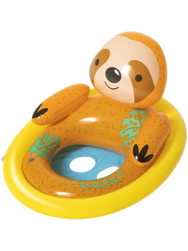 Круг для плавания «Животные», с сиденьем, 81 х 56 см, от 1-3 лет, цвета МИКС, 34058 Bestway