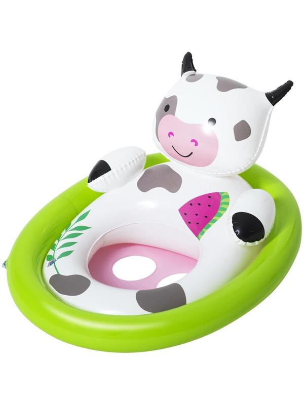 Круг для плавания «Животные», с сиденьем, 81 х 56 см, от 1-3 лет, цвета МИКС, 34058 Bestway
