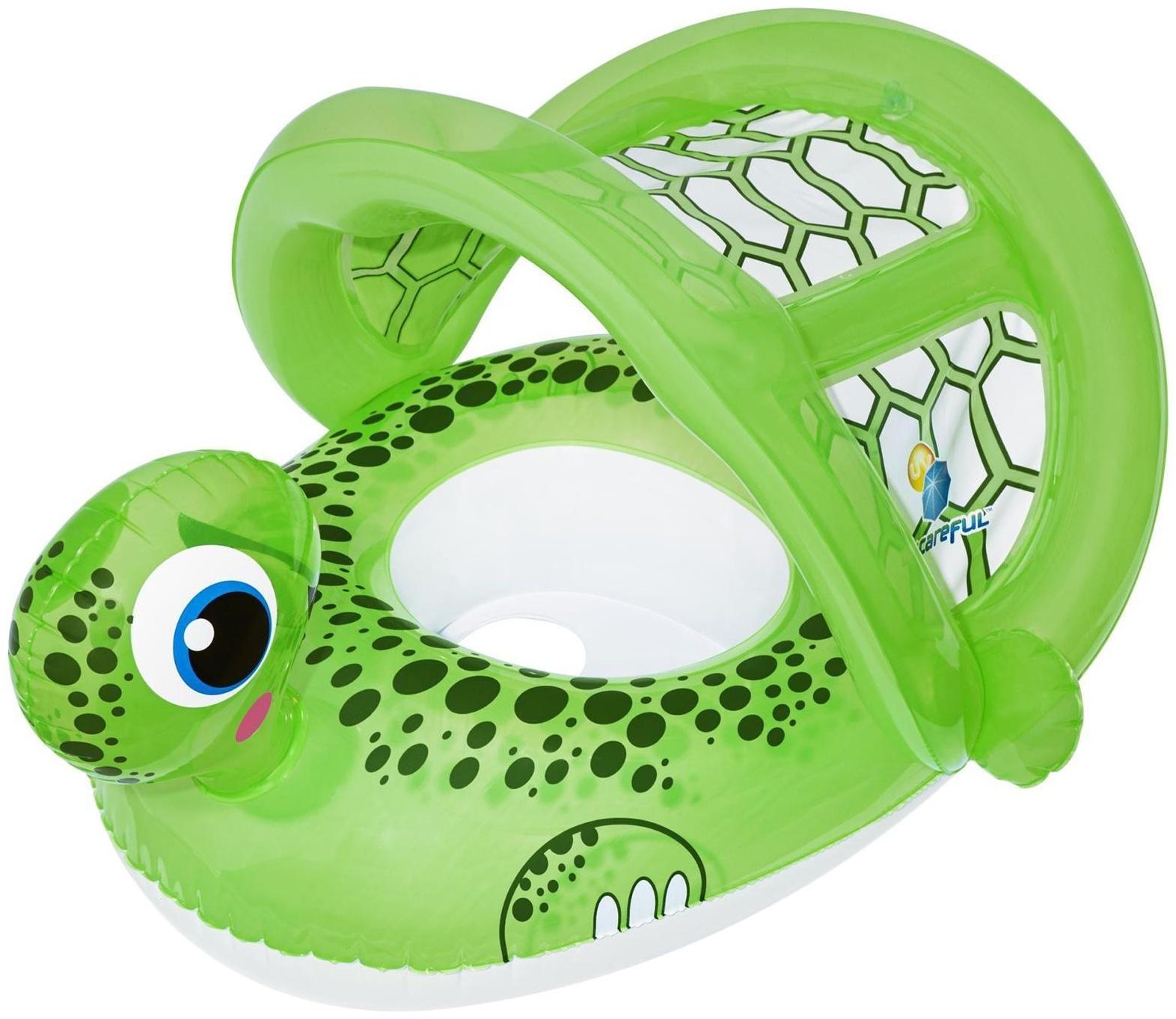 Круг для плавания «Черепаха», с сиденьем и тентом , 74 х 66 см, от 1-2 лет, 34094 Bestway