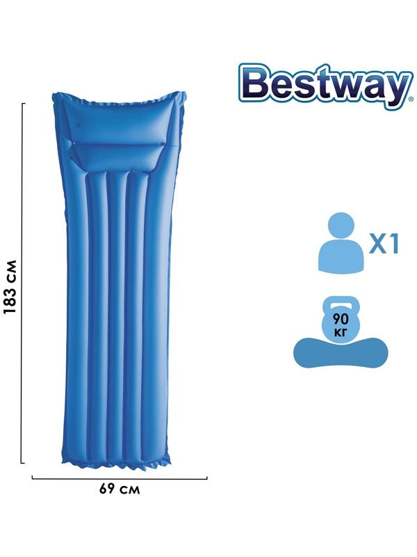 Матрас для плавания, 183 х 69 см, цвета МИКС, 44007 Bestway