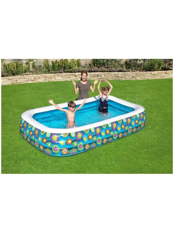 Бассейн надувной «Цветочный мир», 305 х 183 х 56 см, от 6 лет, 54121 Bestway
