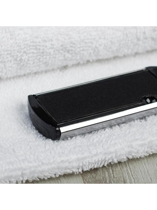 Набор для педикюра, 5 предметов, на блистере, цвет чёрный