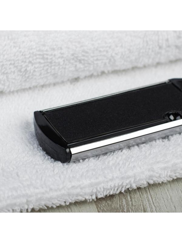 Набор для педикюра, 3 предмета, на блистере, цвет чёрный