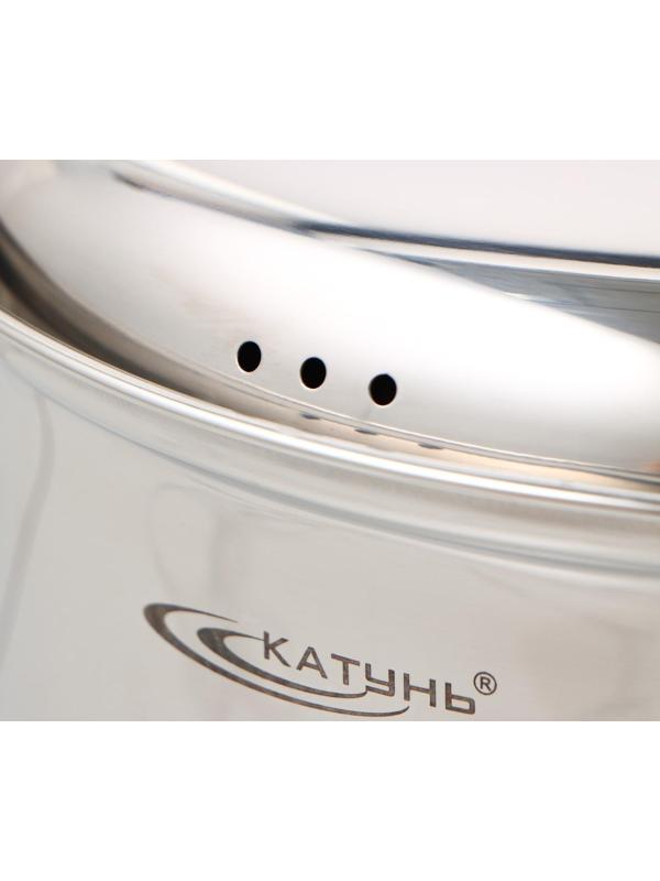 Кастрюля «Гретта», 3,4 л, d=20 см, капсульное дно, металлическая крышка, индукция