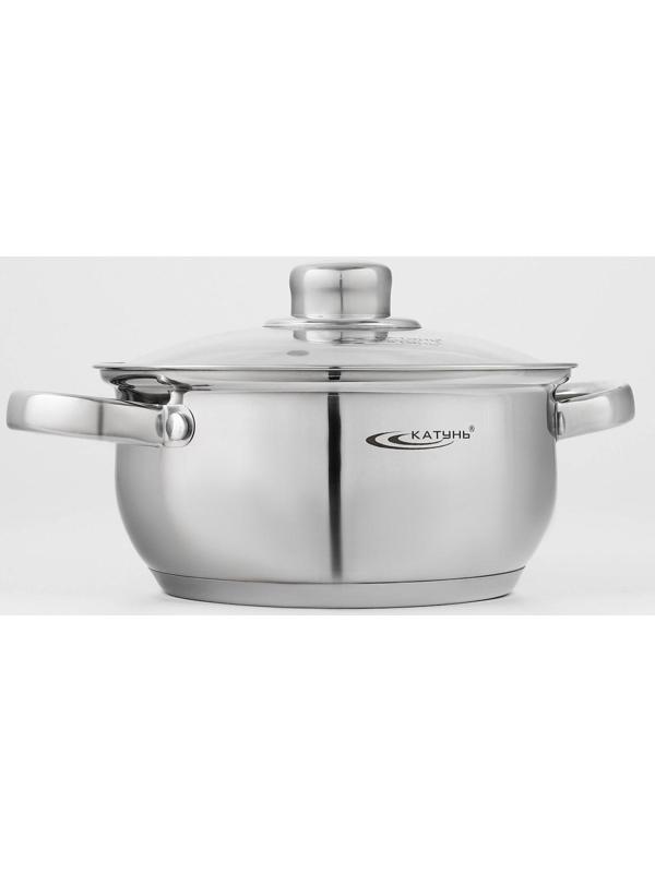 Набор кастрюль «Гретта», 2 предмета: 2,2/4,2 л, капсульное дно, индукция